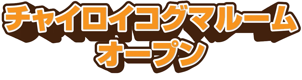 チャイロイコグマルーム オープン