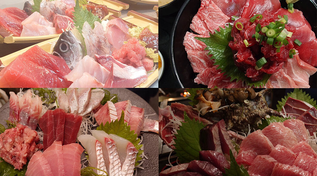 新鮮なまぐろを使った多彩な料理が楽しめる くろば亭