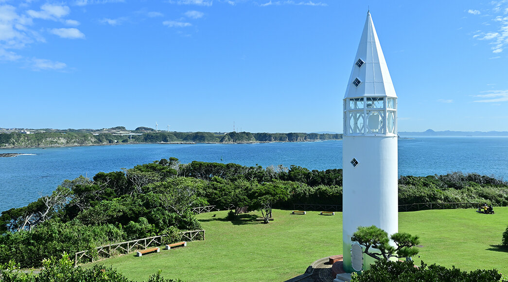 城ケ島公園の安房埼灯台