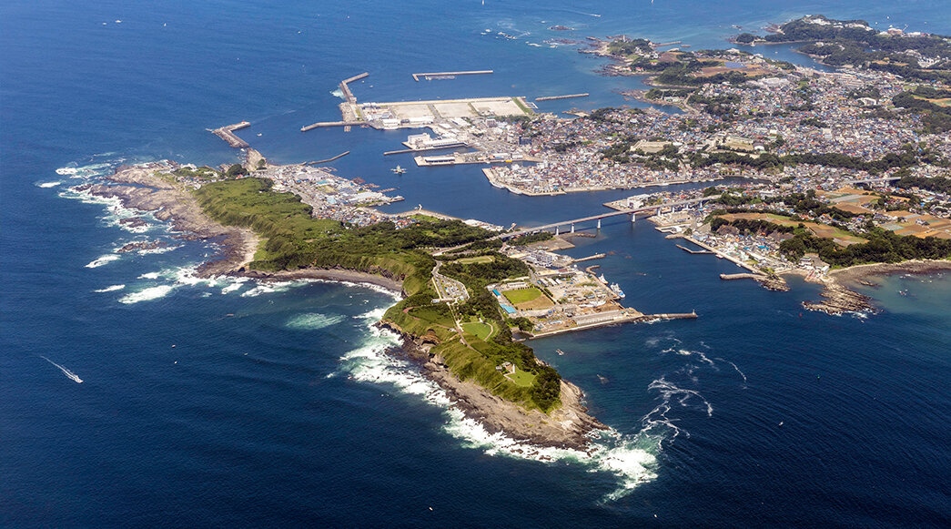 三浦半島の城ヶ島付近