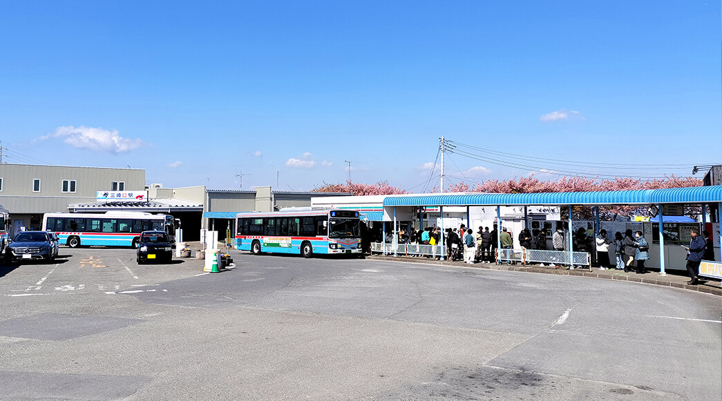 三崎口駅のバス乗り場