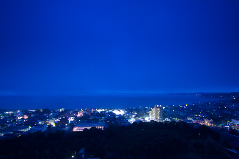 夜の三浦半島