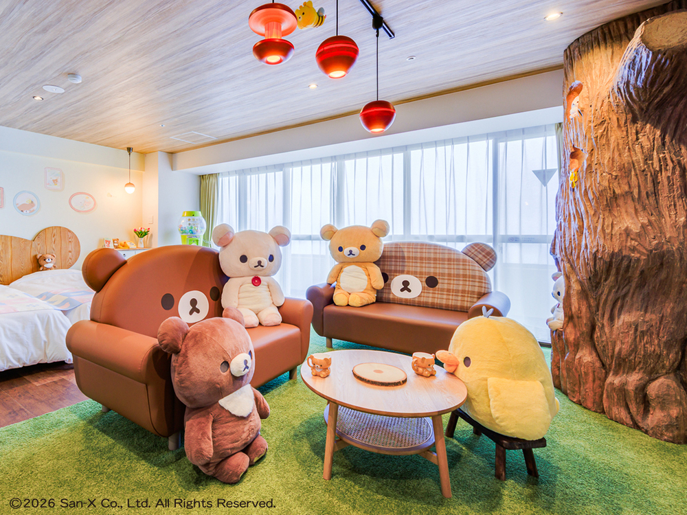 Rilakkuma / Korilakkuma / Kiiroitori / Chairoikoguma Room