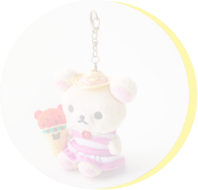 Stepping Out Stuffed Doll Key Holder(Korilakkuma)