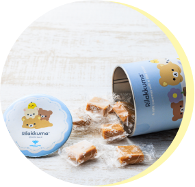 Caramel with Can Badge