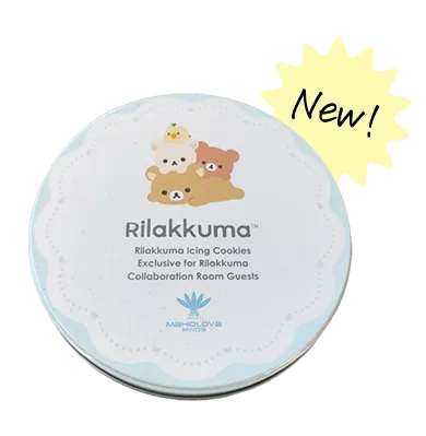 リラックマクッキー缶（アイシングクッキー入り）