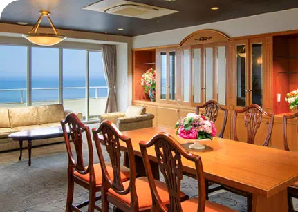 絶景!オーシャンビューのスイートルーム