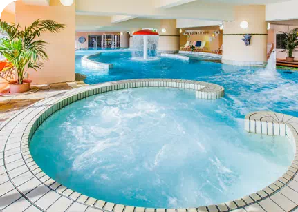 年間を通して水着で楽しめる!